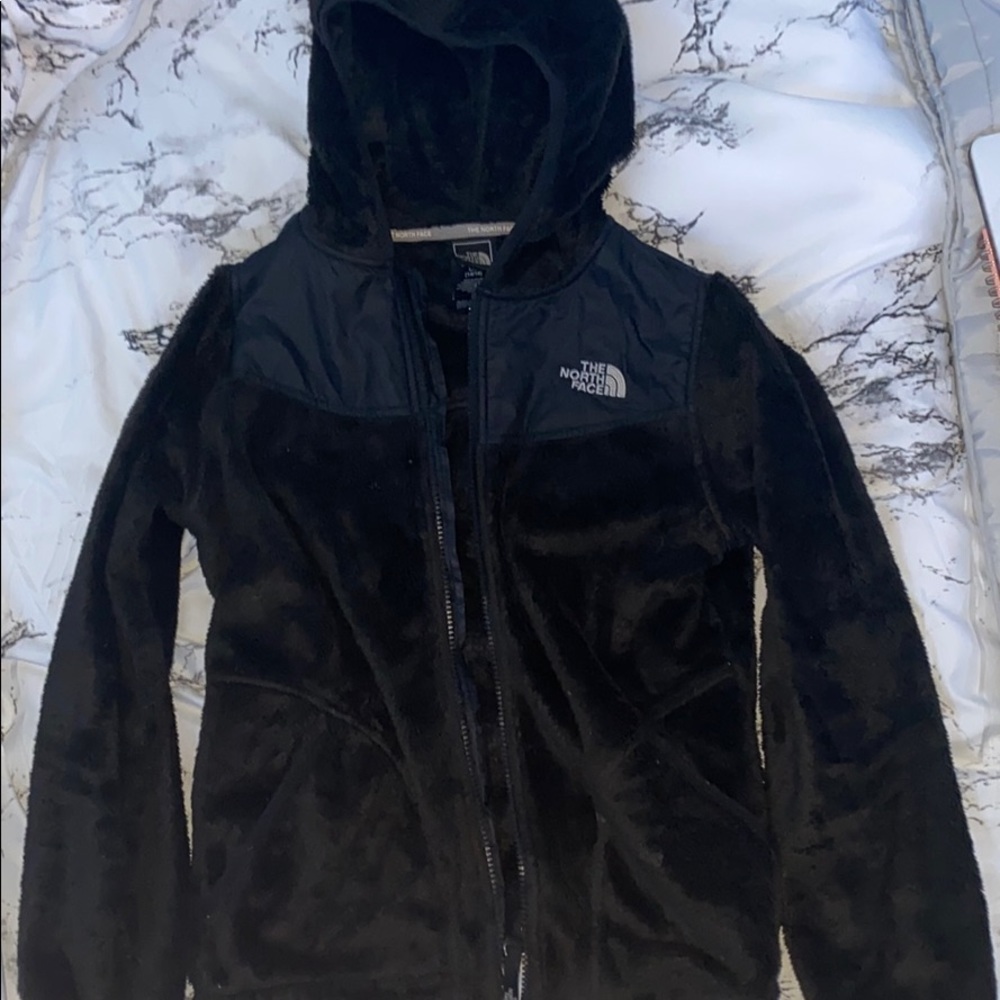 North Face zip-up || size L (girl’s)